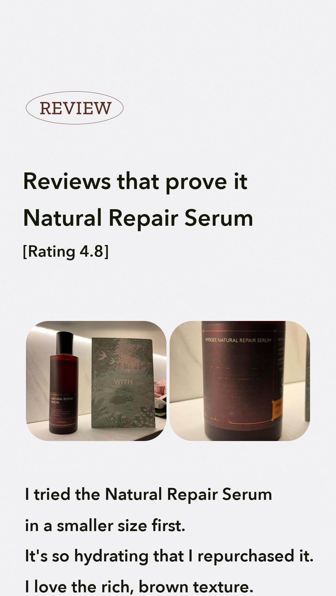 HYGGEE Natural Repair Serum detail 8
