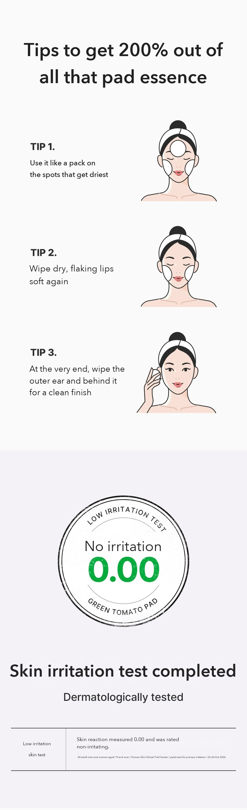 INGREDIENT EDITOR Green Tomato Pore Peeling Pad detail 9