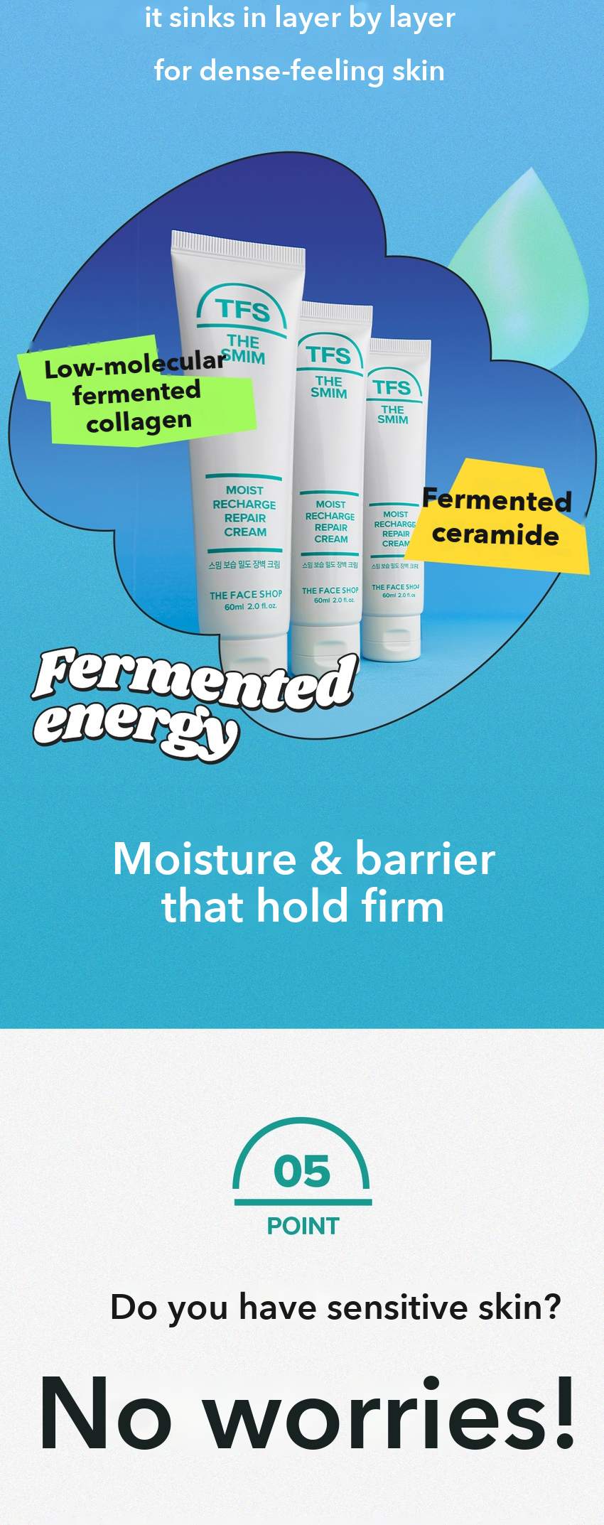 THE FACE SHOP The Smim Moist Recharge Repair Cream detail 7
