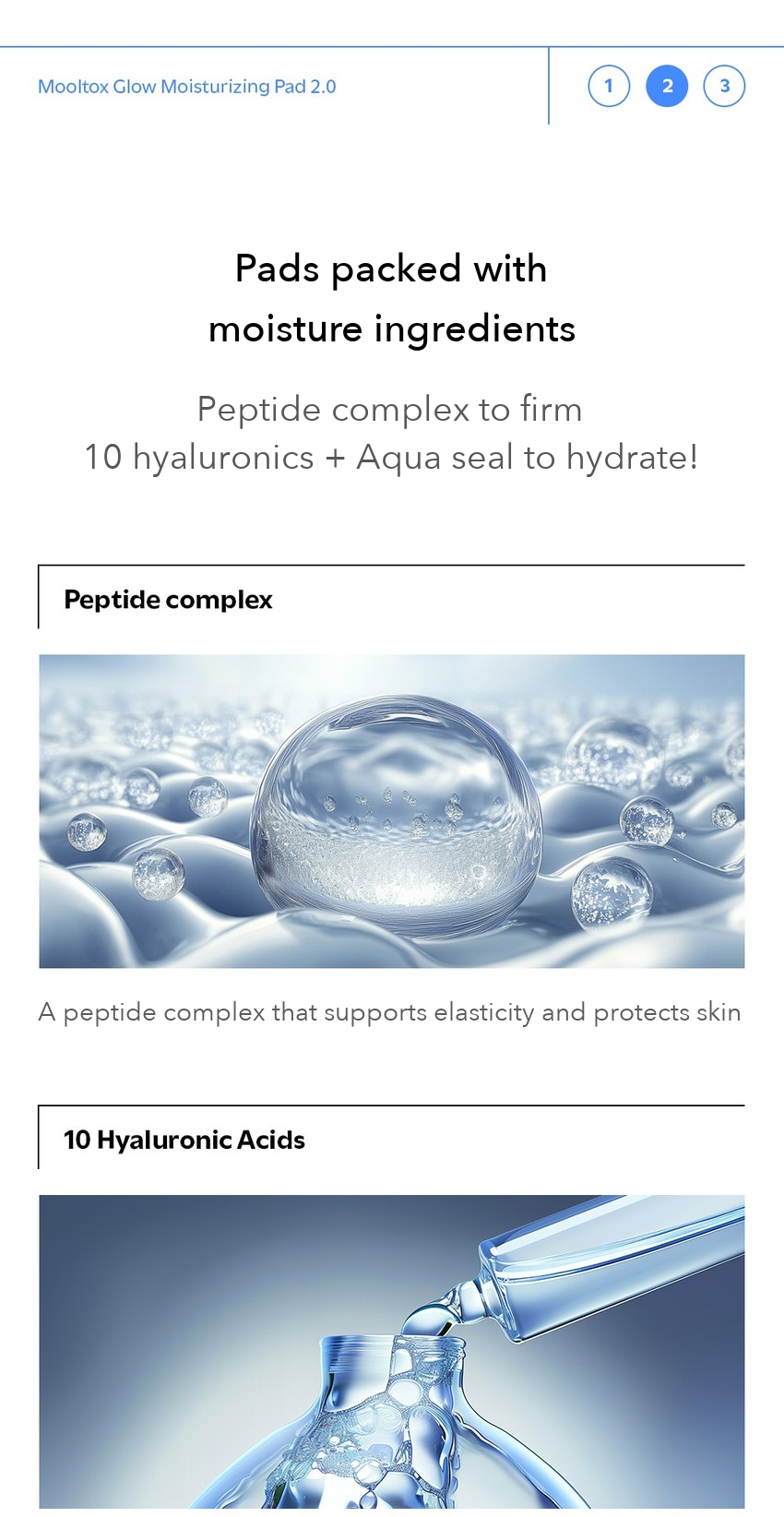 MEDIPEEL Mooltox Glow Moisturizing Pad 2.0 Refill detail 8