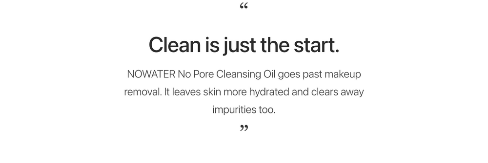 No Pore Cleansing Oil detail 3