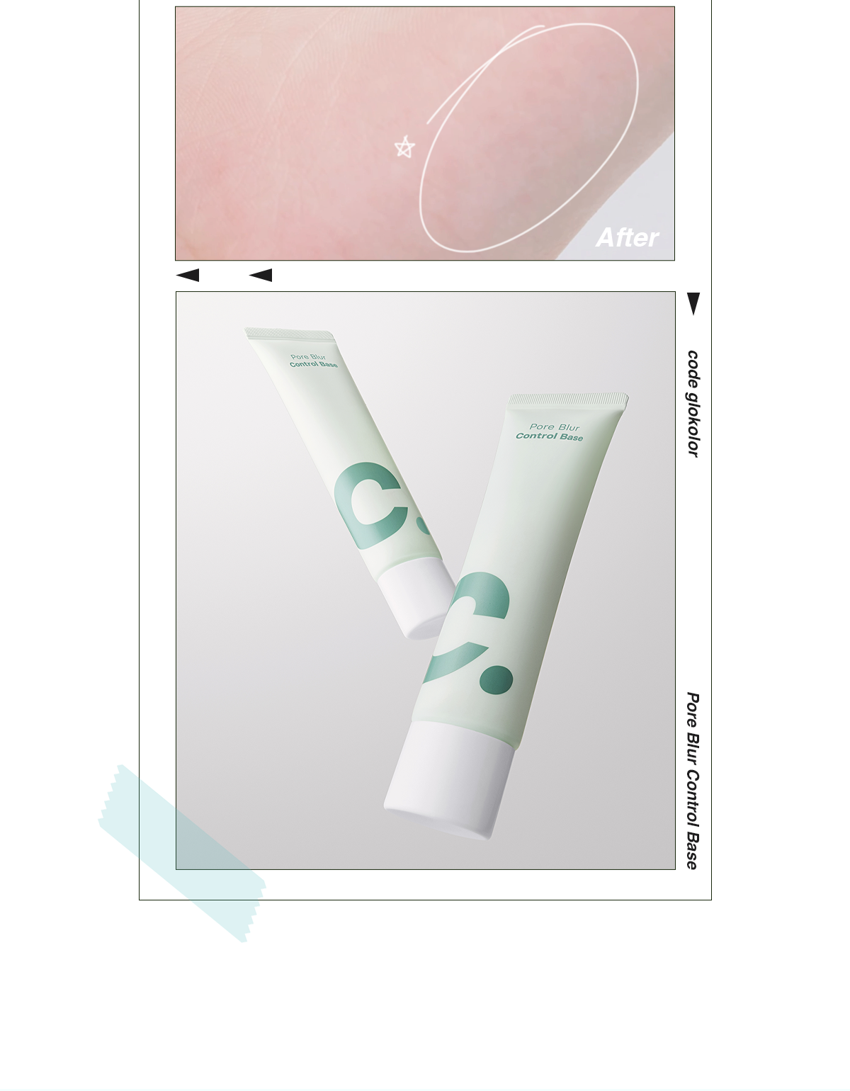 CODE GLOKOLOR Pore Blur Control Base detail 4