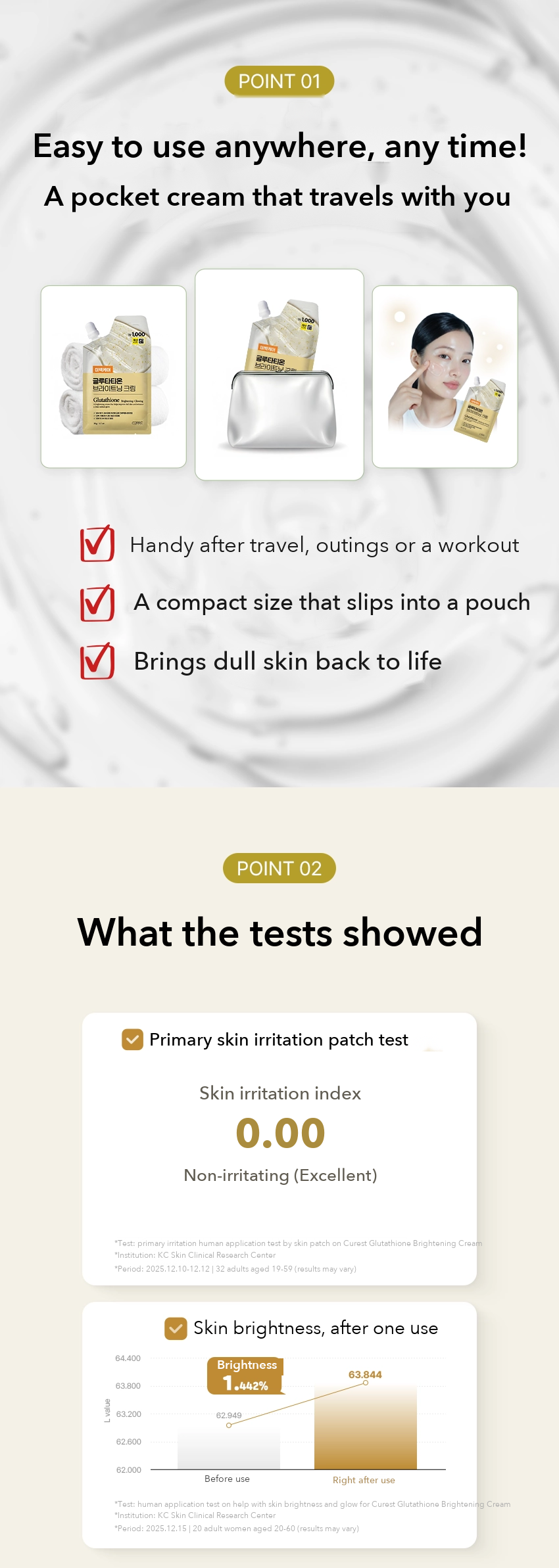 CUREST Glutathione Brightening Cream detail 5