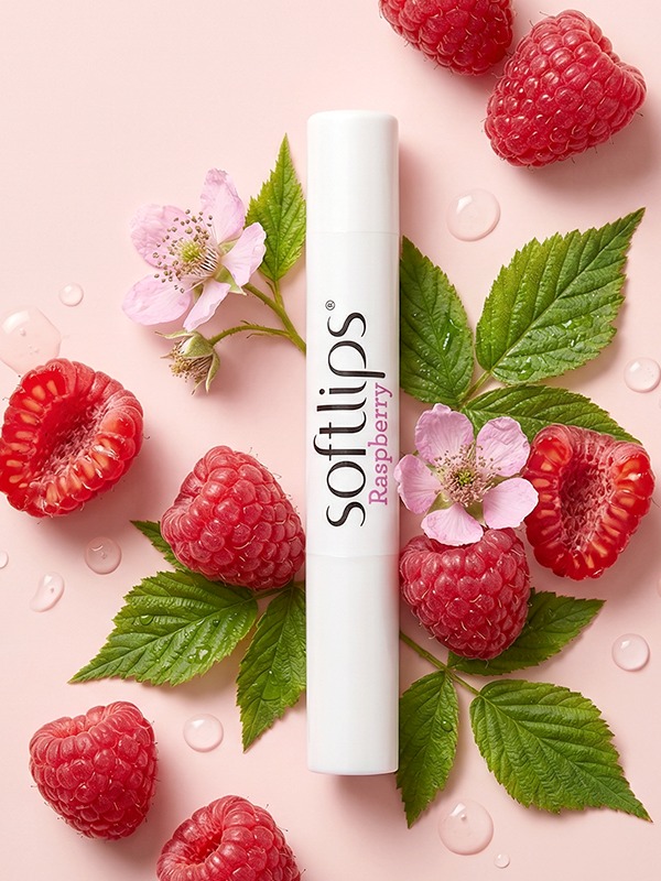 Mentholatum Softlips Raspberry Lip Balm SPF 20 2.0g