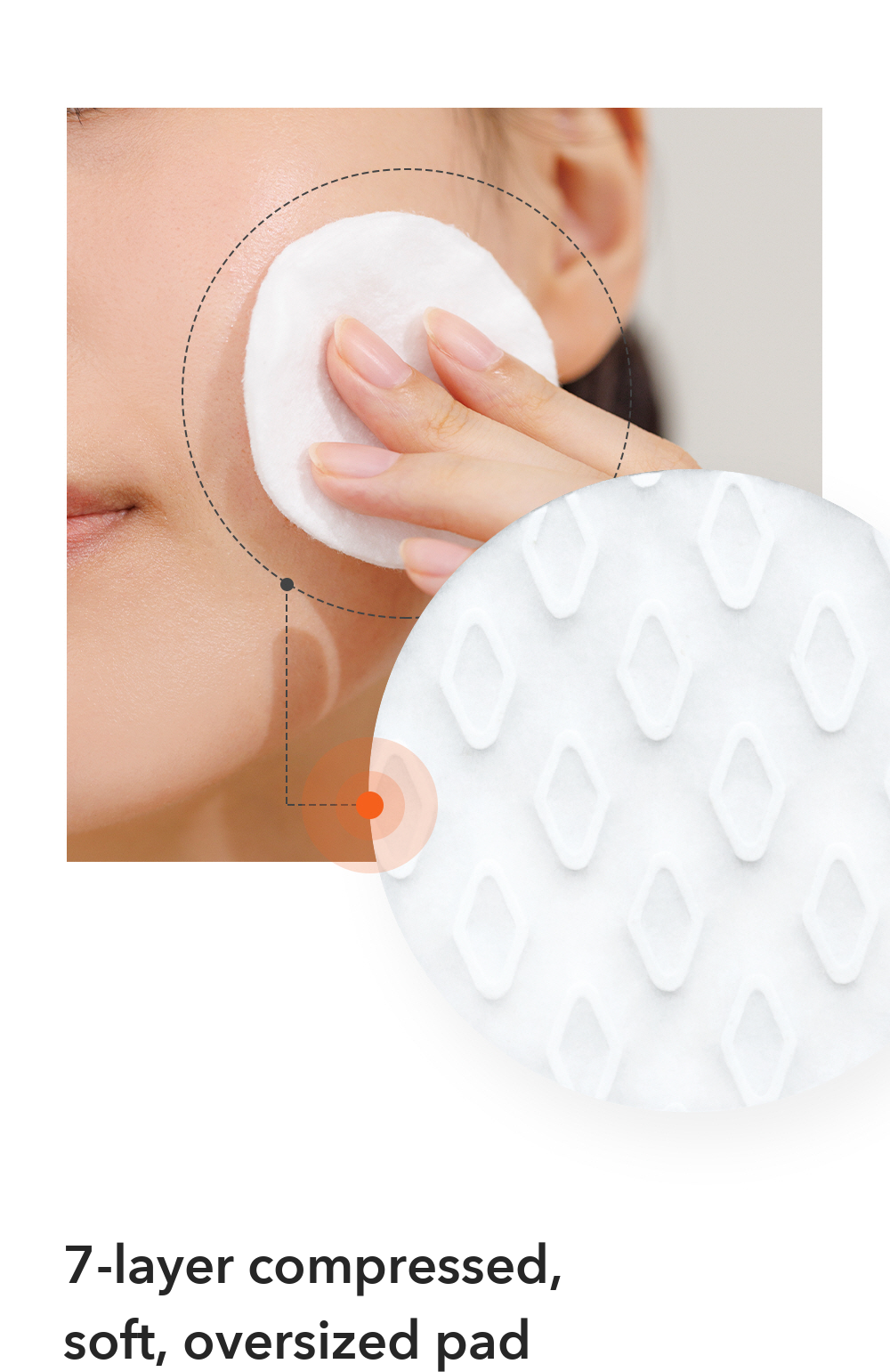 SOMISOME Carrot Calming Pad 40 Pads 195g detail 06