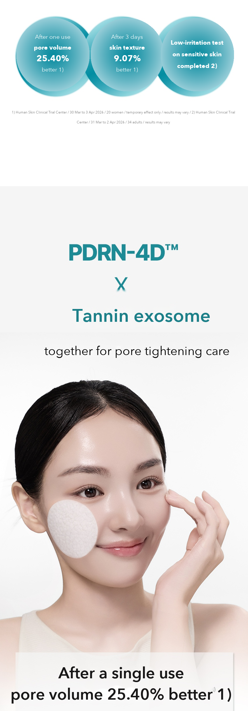 DERMAFIRM PDRN Exosome Pore Tightening Pad detail 02