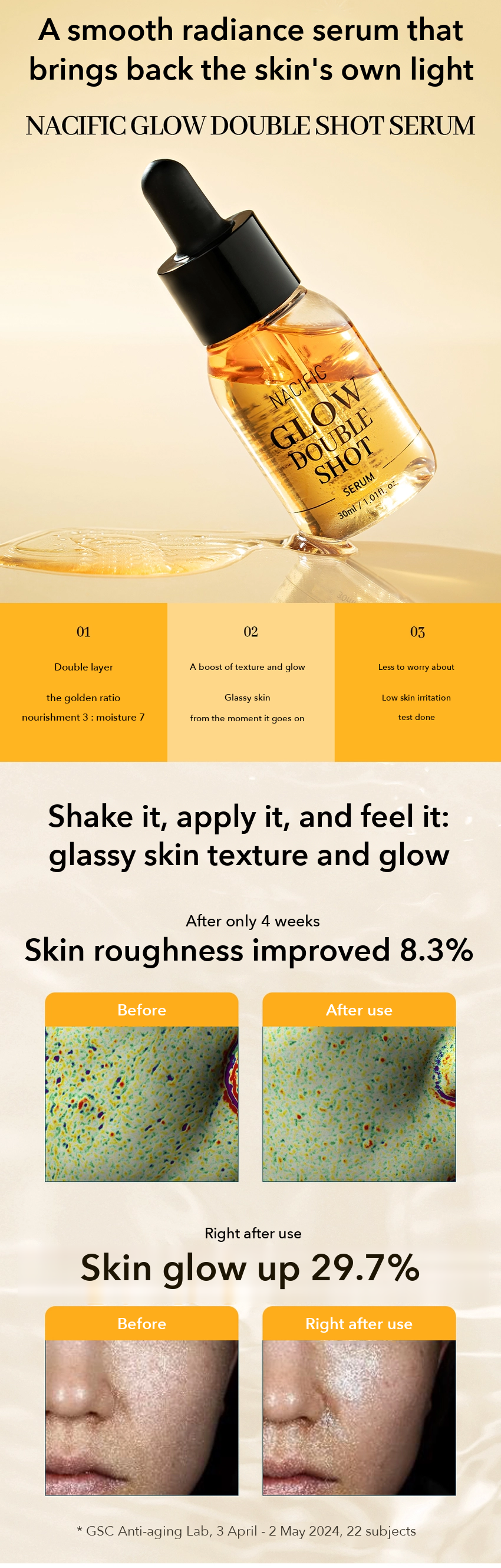 NACIFIC Glow Double Shot Serum detail 2