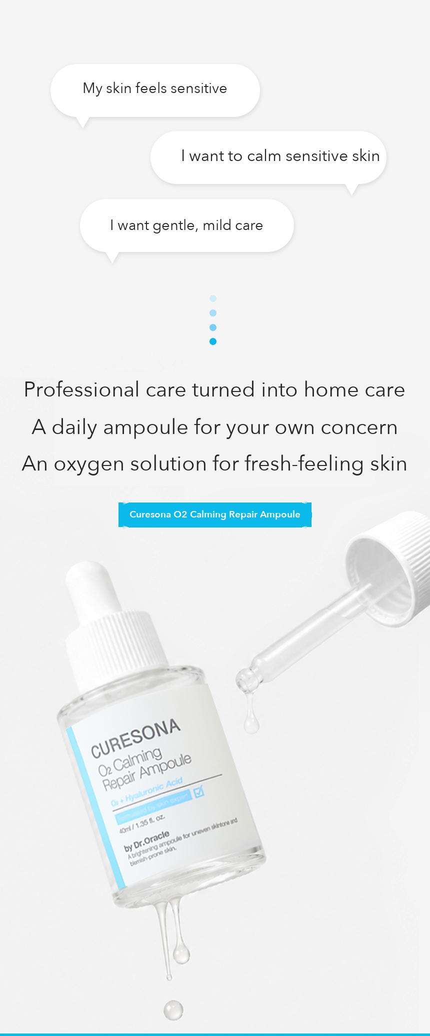 Dr.Oracle Curesona O2 Calming Repair Ampoule 40ml detail 02