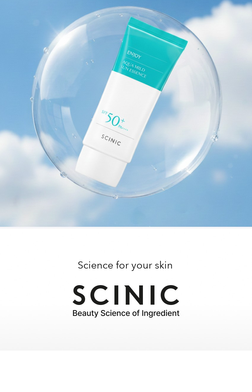 SCINIC Enjoy Aqua Mild Sun Essence 60g detail 09