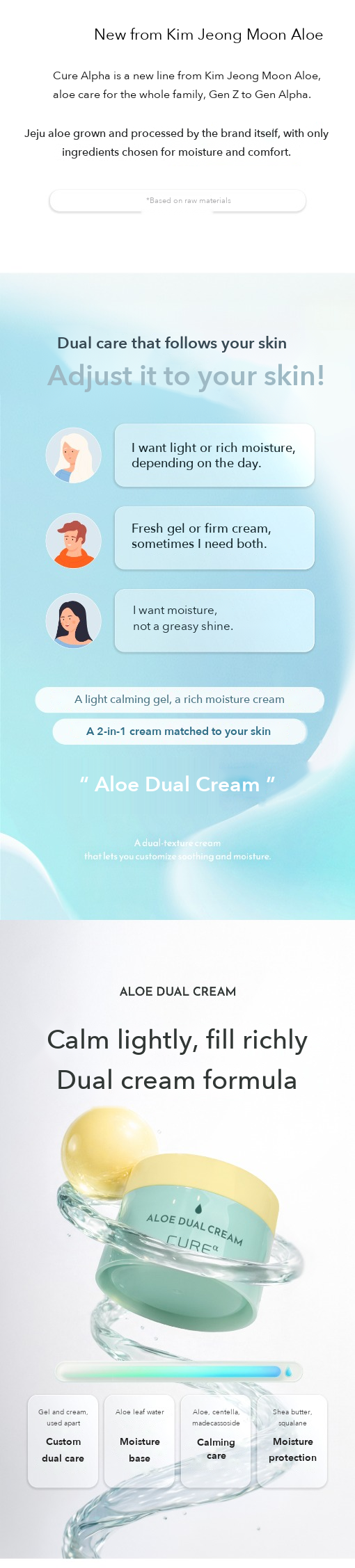 Kim Jeong Moon Aloe Cure Alpha Aloe Dual Cream detail 2