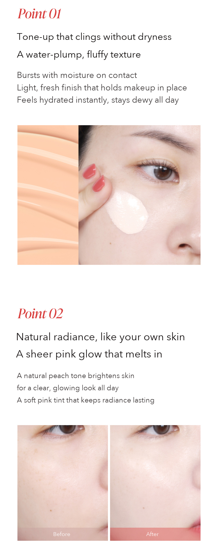 Dropbe Veil Skin Tone Up Base detail 3