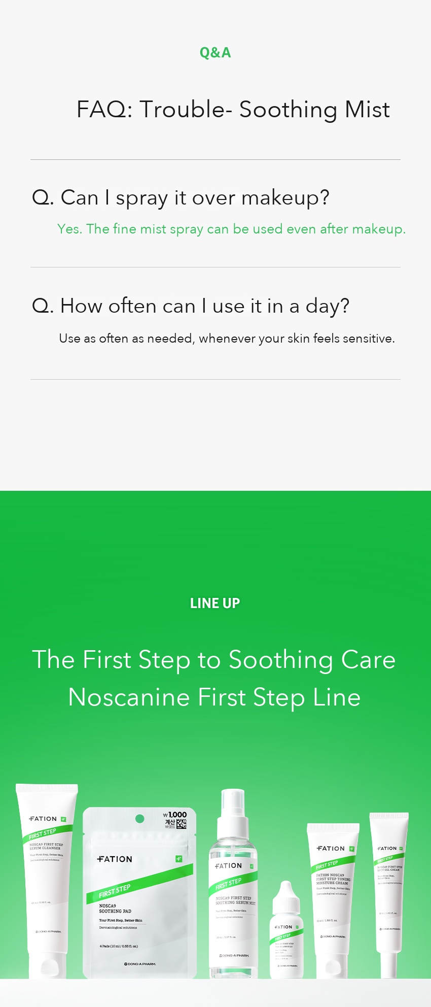 FATION Noscanine Soothing Serum Mist detail 11