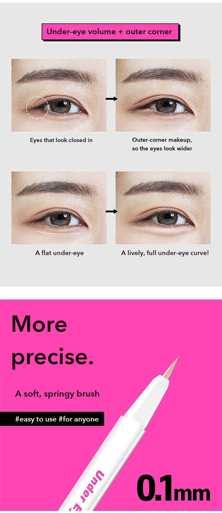 DAISO Under-Eye Volume Liner Beige detail 04