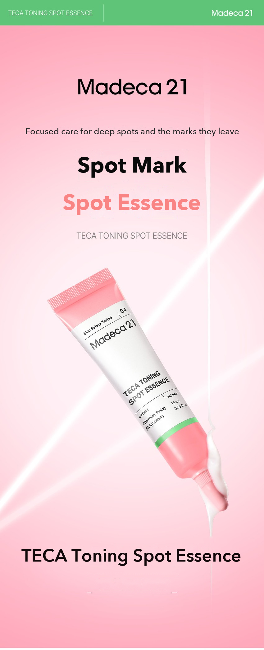 Madeca21 TECA Toning Spot Essence 15ml detail 01
