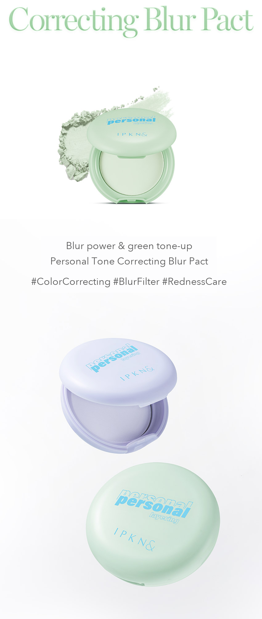 IPKN Personal Tone Correcting Blur Pact 5.5g detail 02