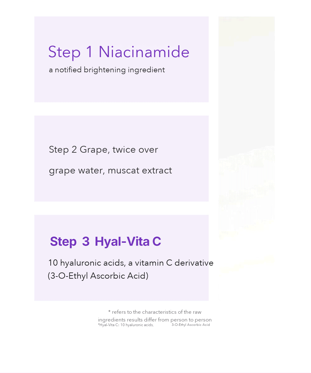INGREDIENT EDITOR Muscat Grape Vita C Dark Spot Serum Plain detail 9