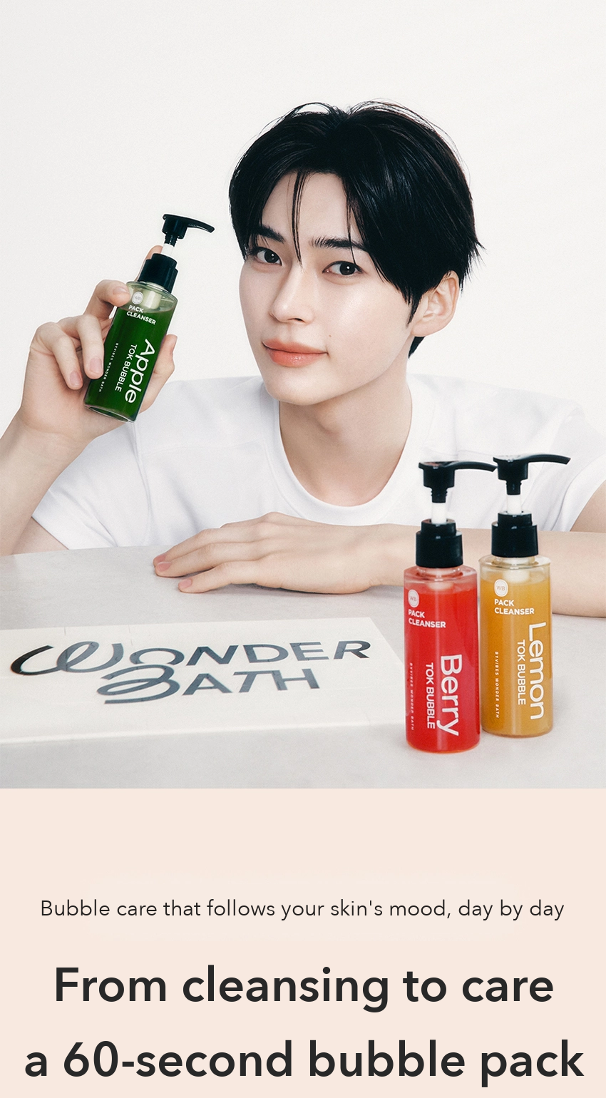 Wonder Bath Berry Tok Bubble Pack Cleanser detail 1