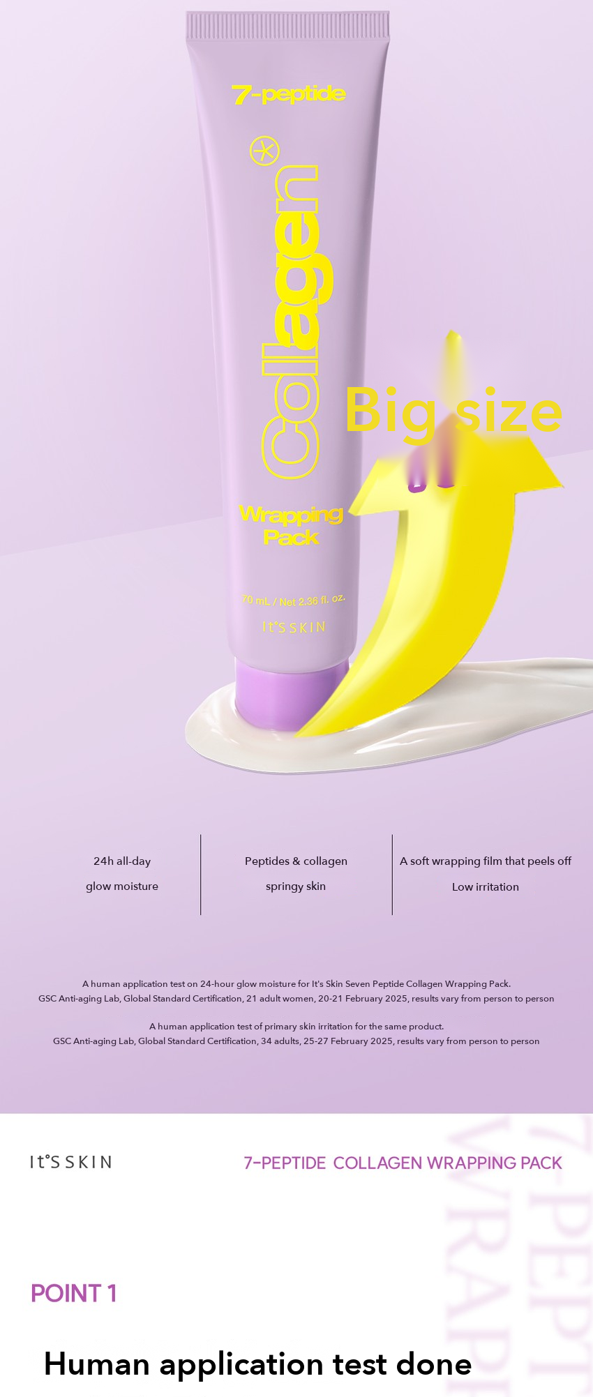 It's Skin Seven Peptide Collagen Wrapping Pack detail 02