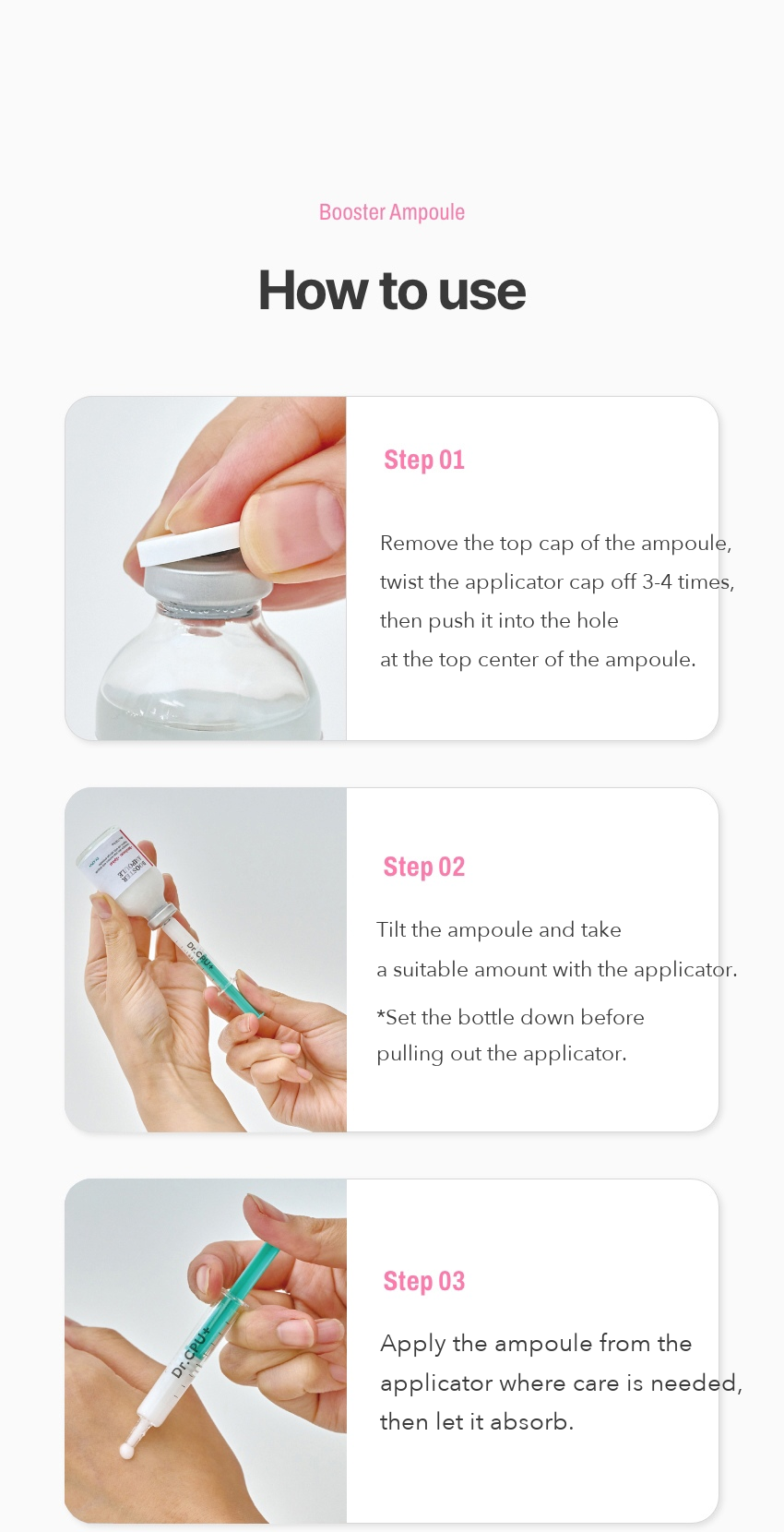 Dr.CPU+ Nourishing Active Booster Ampoule detail 05