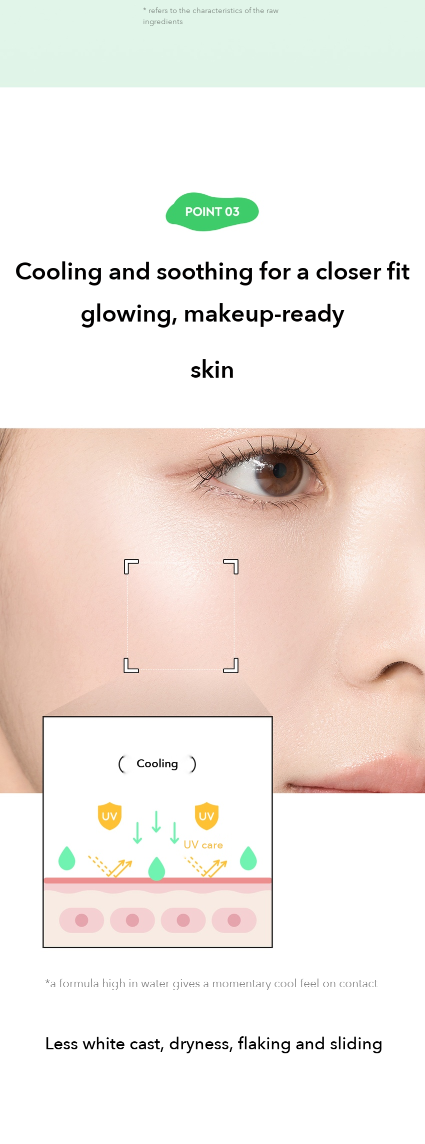 Dewytree Green Tone-up Sun Cushion detail 5