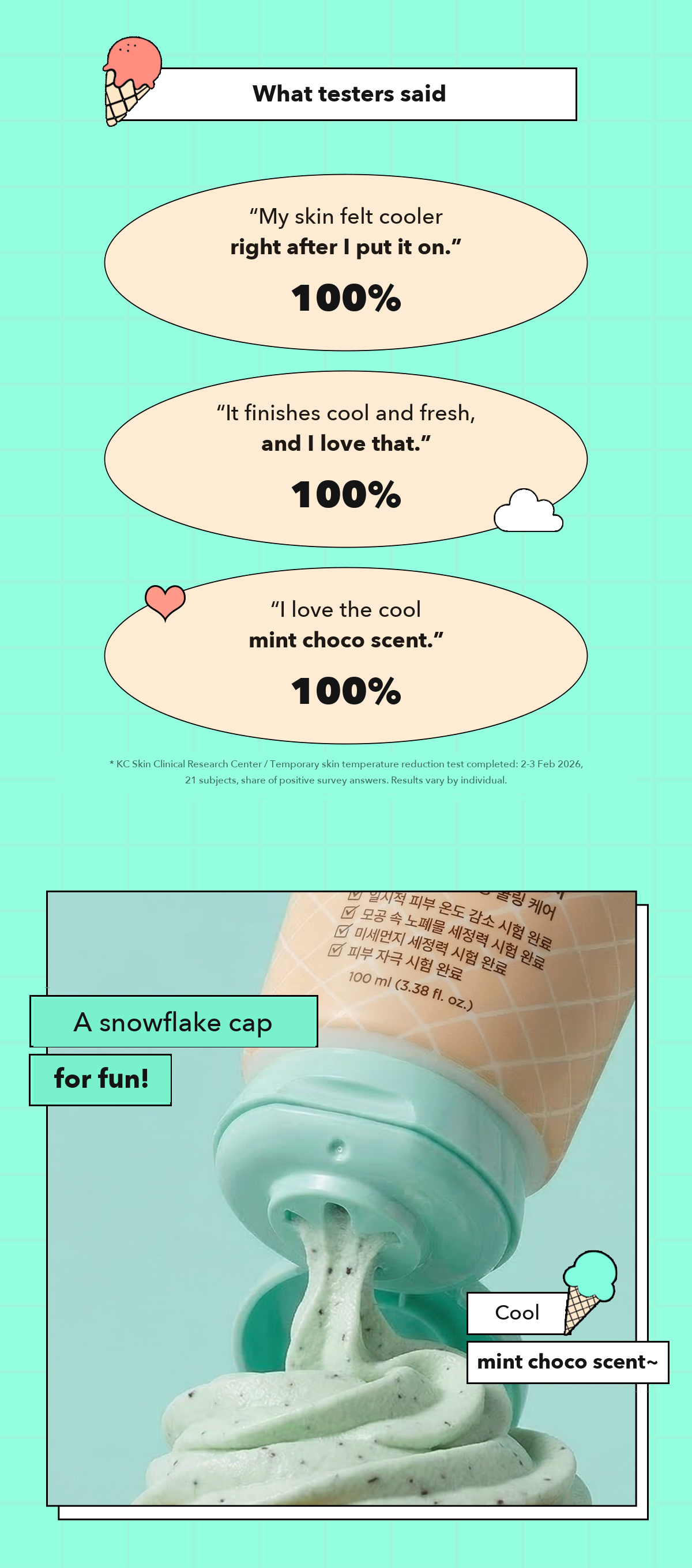POINT Gelato Mint Choco Pack Cleanser detail 11