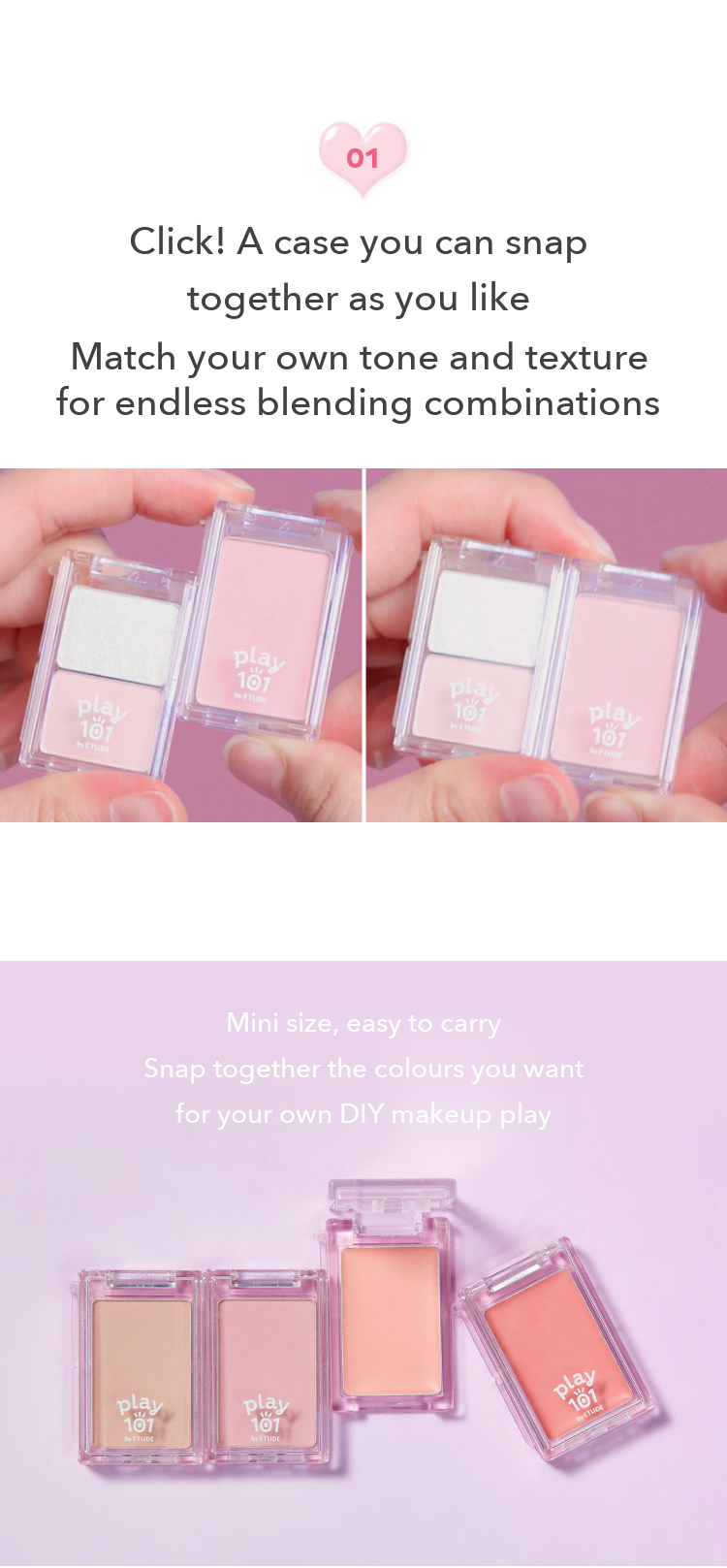 Play 101 by ETUDE Multi Blending Piece Powder Blusher detail 04