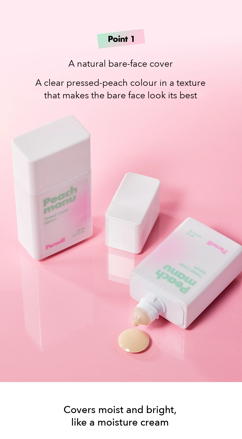 PARNELL Peachmanu Tinted Cover Serum detail 03