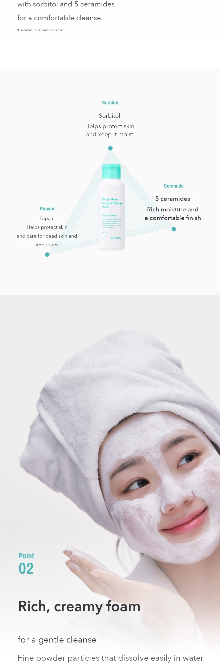 Dr.CPU+ Deep Clean Enzyme Powder Wash detail 3