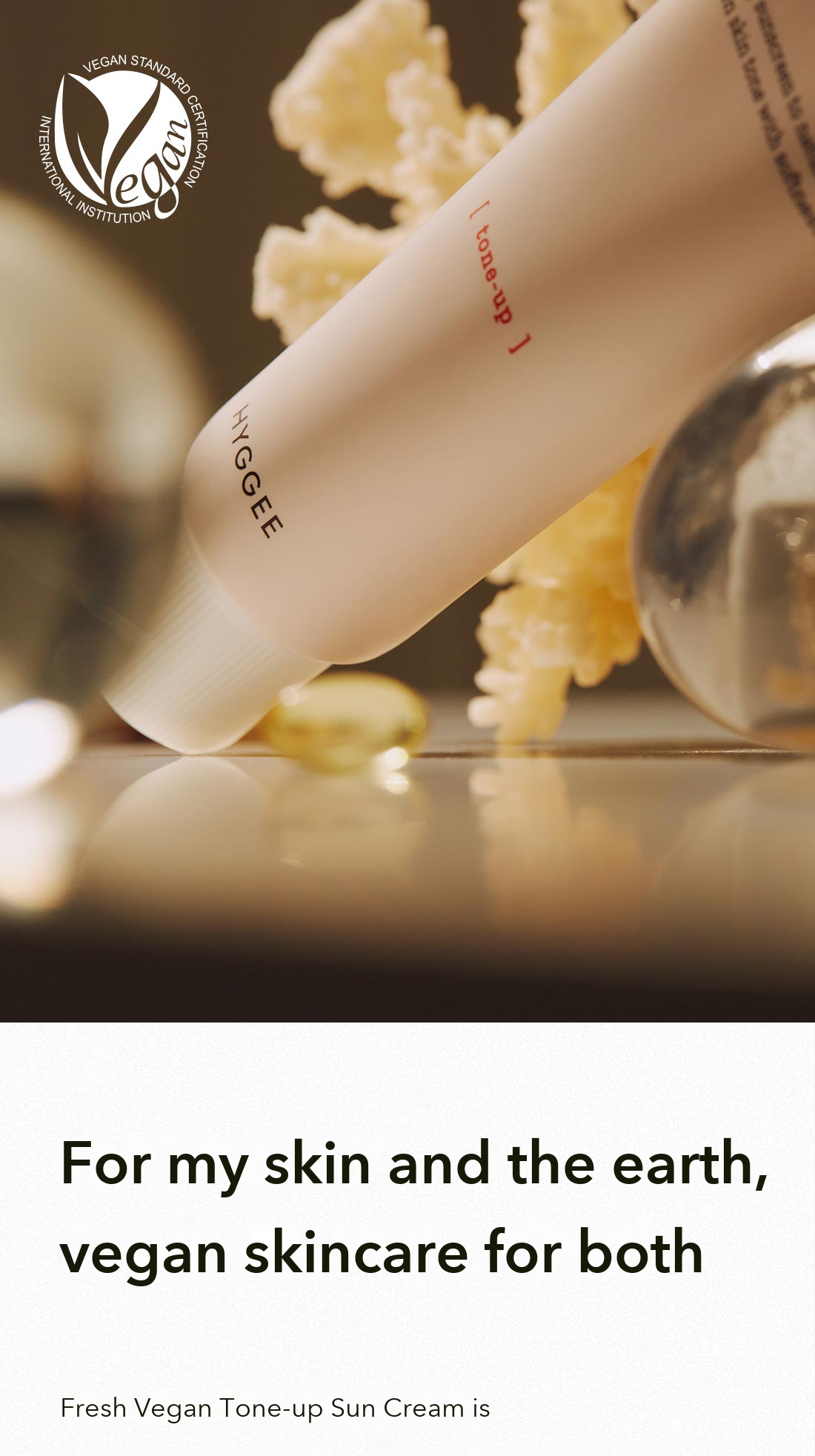 HYGGEE Fresh Vegan Tone-Up Sun Cream detail 3