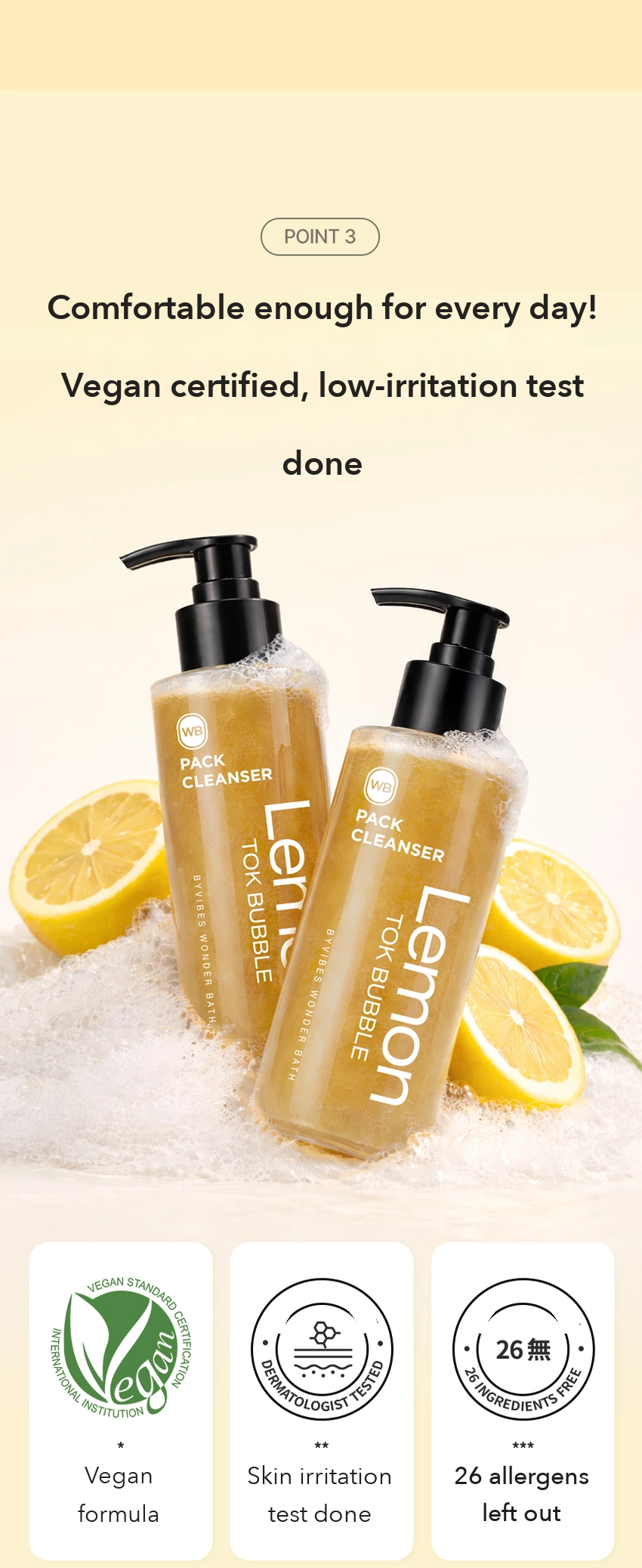 Wonder Bath Lemon Tok Bubble Pack Cleanser detail 06