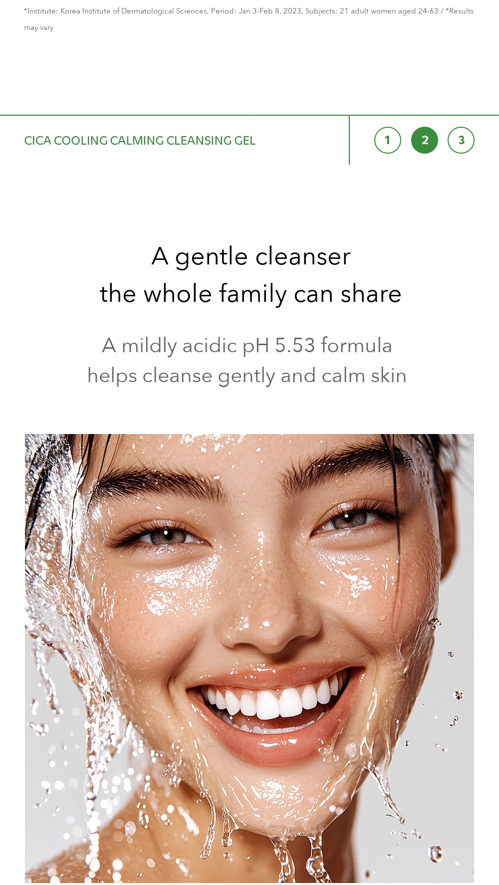 MEDIPEEL Cica Cooling Calming Cleansing Gel 30ml detail 03