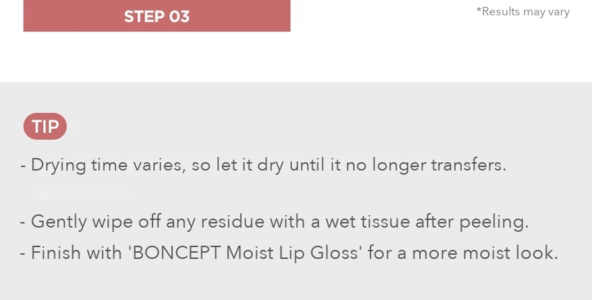 BONCEPT Lip Tattoo Sticker detail 14