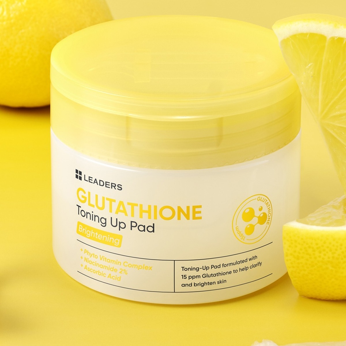 LEADERS Glutathione Toning Up Pad 110ml 60 Pads