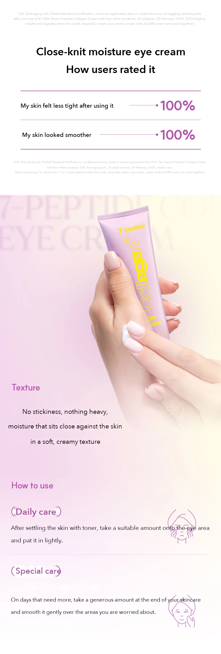It's Skin Seven Peptide Collagen Eye Cream detail 05