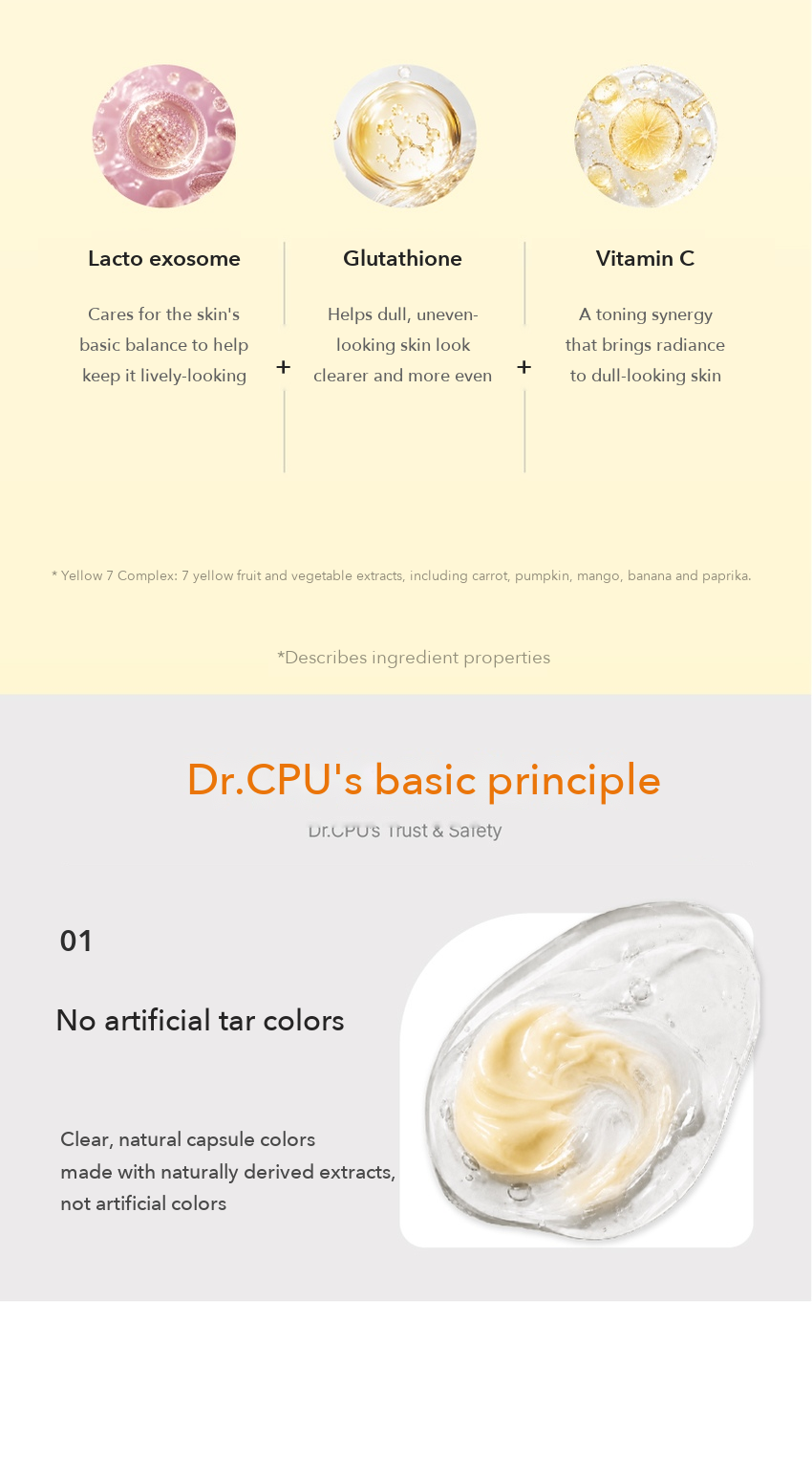 Dr.CPU+ Lacto Exosome Glutathione Capsule Cream detail 04