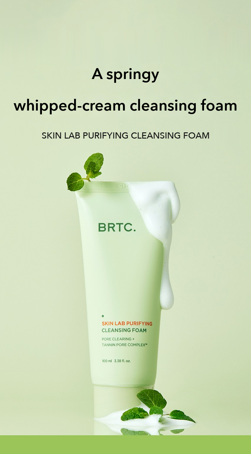 BRTC Cleansing Foam detail 1
