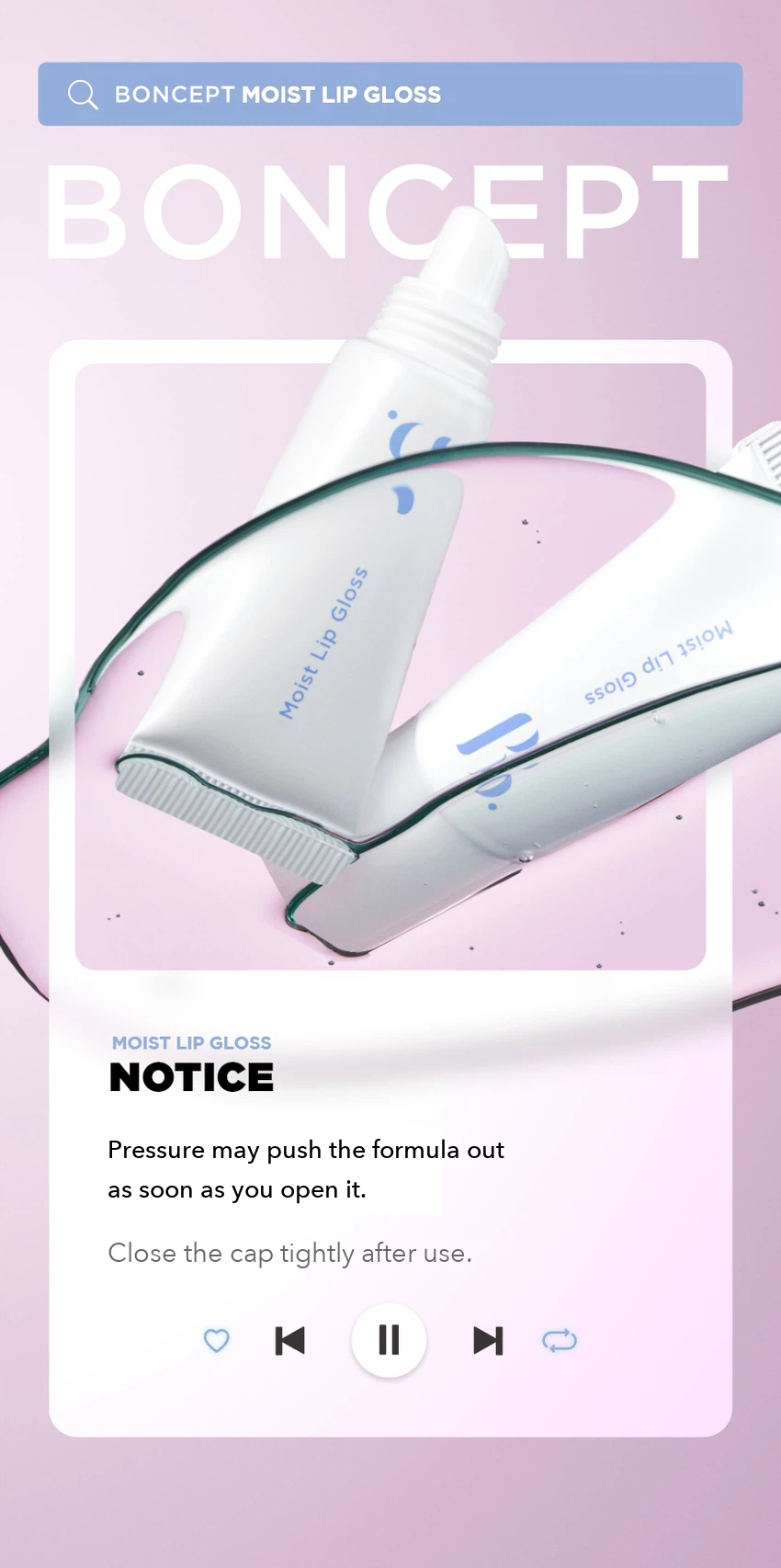 BONCEPT Moist Lip Gloss detail 10
