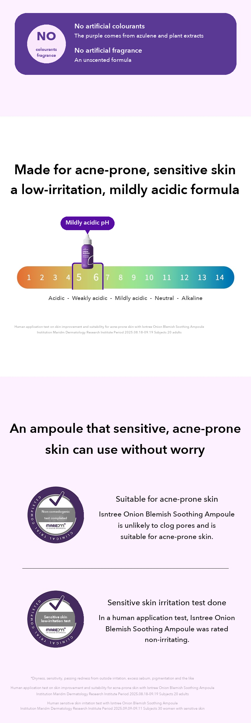 Isntree Onion Blemish Soothing Ampoule 50ml detail 09