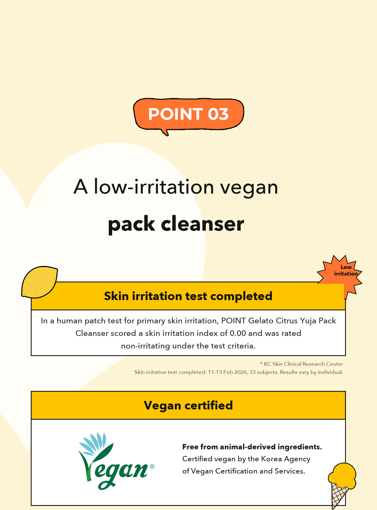 POINT Gelato Citrus Yuja Pack Cleanser detail 12