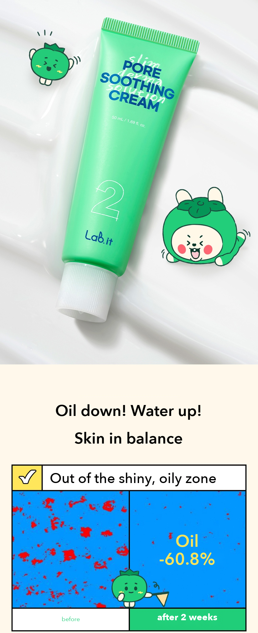 Lab.it Pore Soothing Cream detail 4