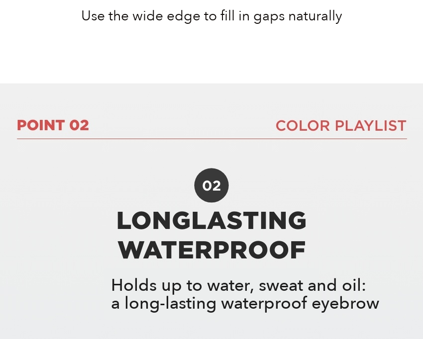BONCEPT Waterproof Flat Eyebrow 0.15g detail 09