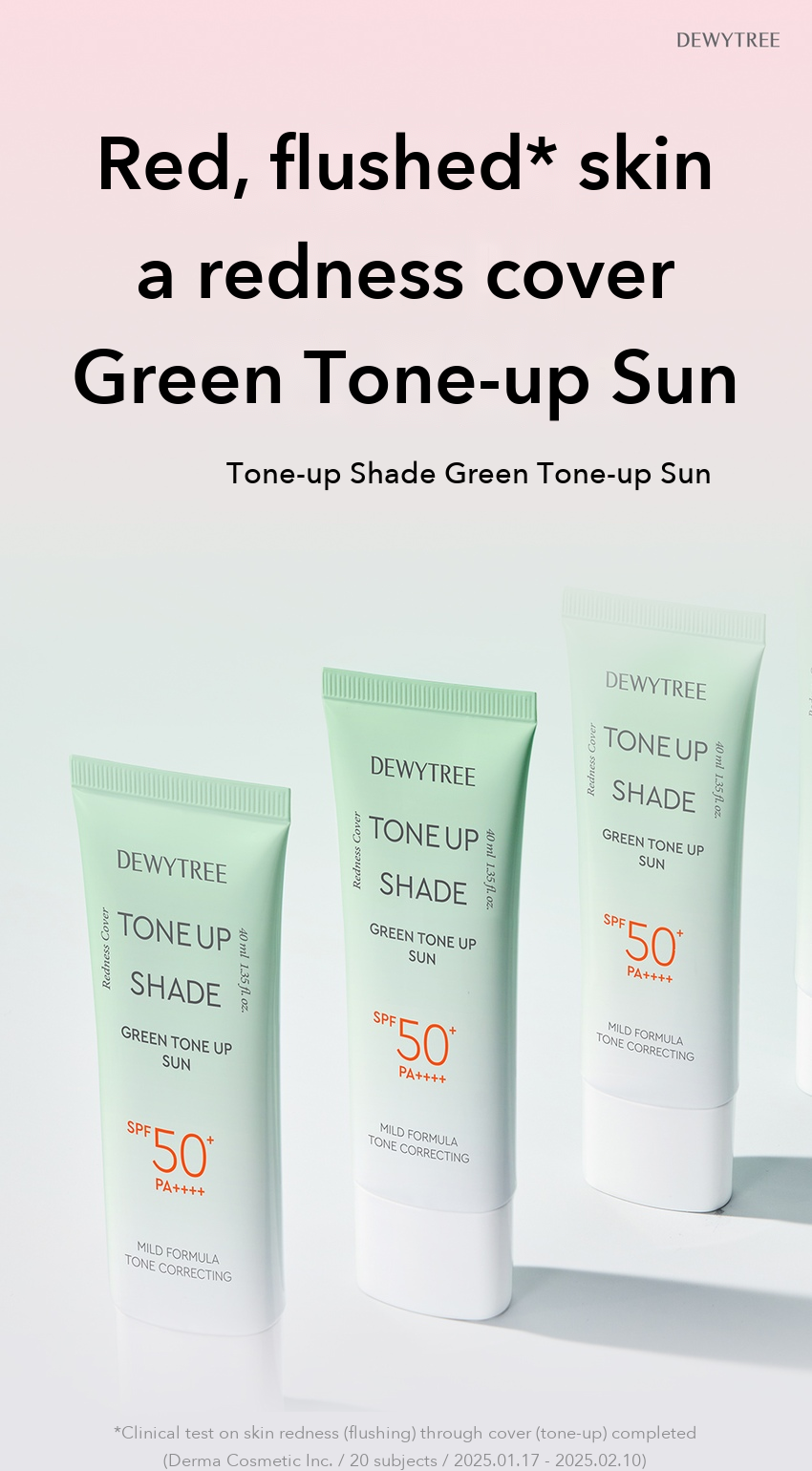 DEWYTREE Green Tone-up Sun detail 1