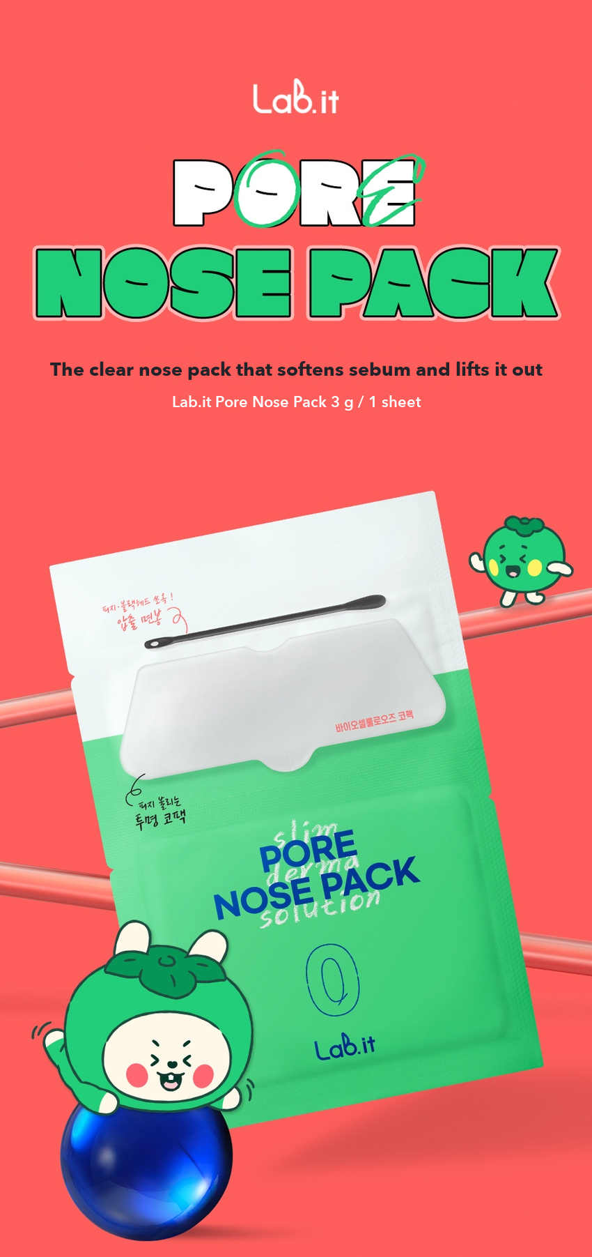 Lab.it Pore Nose Pack detail 1