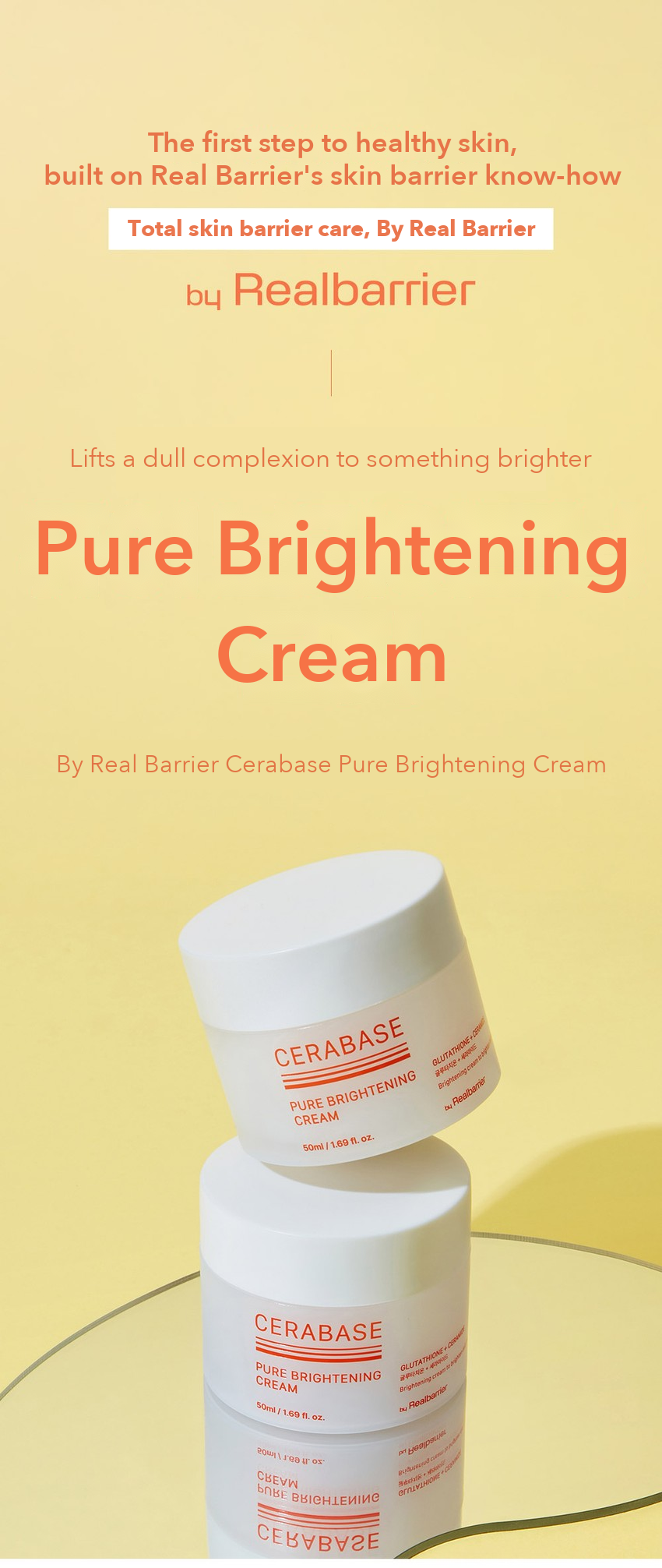 By Real Barrier Cerabase Pure Brightening Cream 50ml detail 01