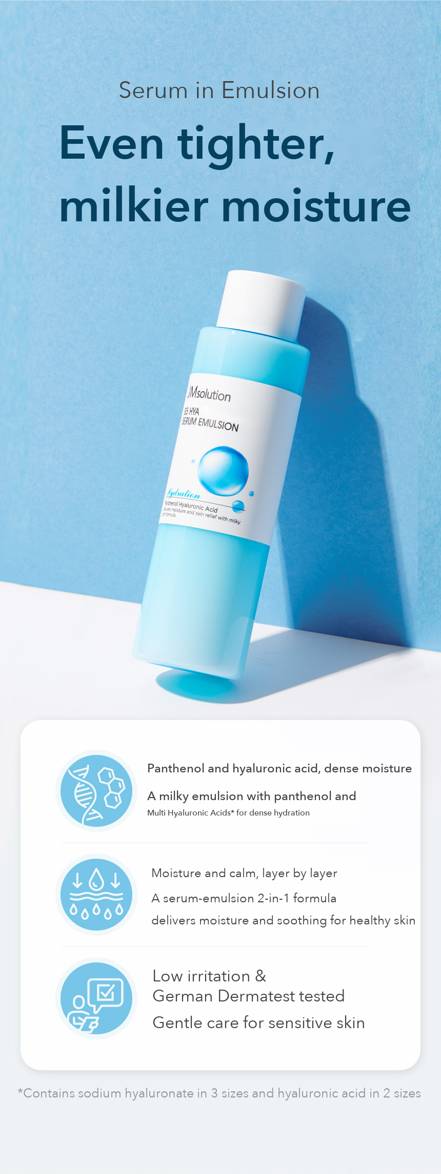 JMsolution B5 Hya Moisturizing Serum Emulsion 200ml detail 02