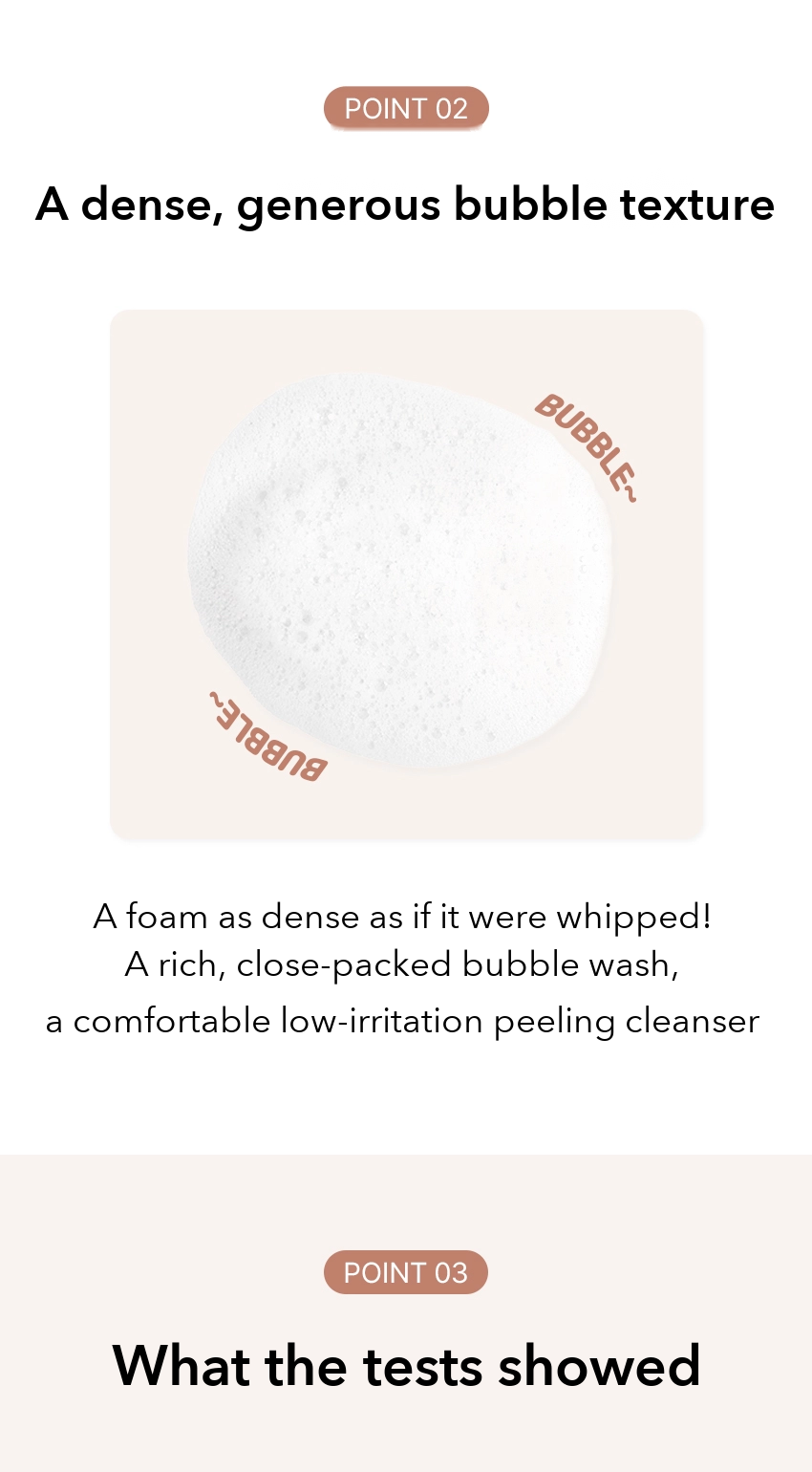 CUREST Bubble Peeling Cleanser detail 5