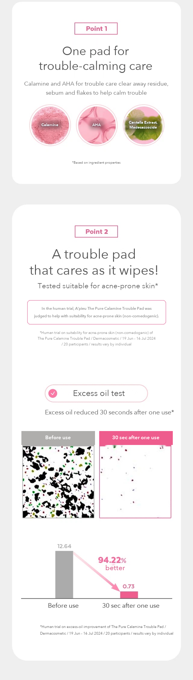 A'PIEU The Pure Calamine Trouble Pad detail 2
