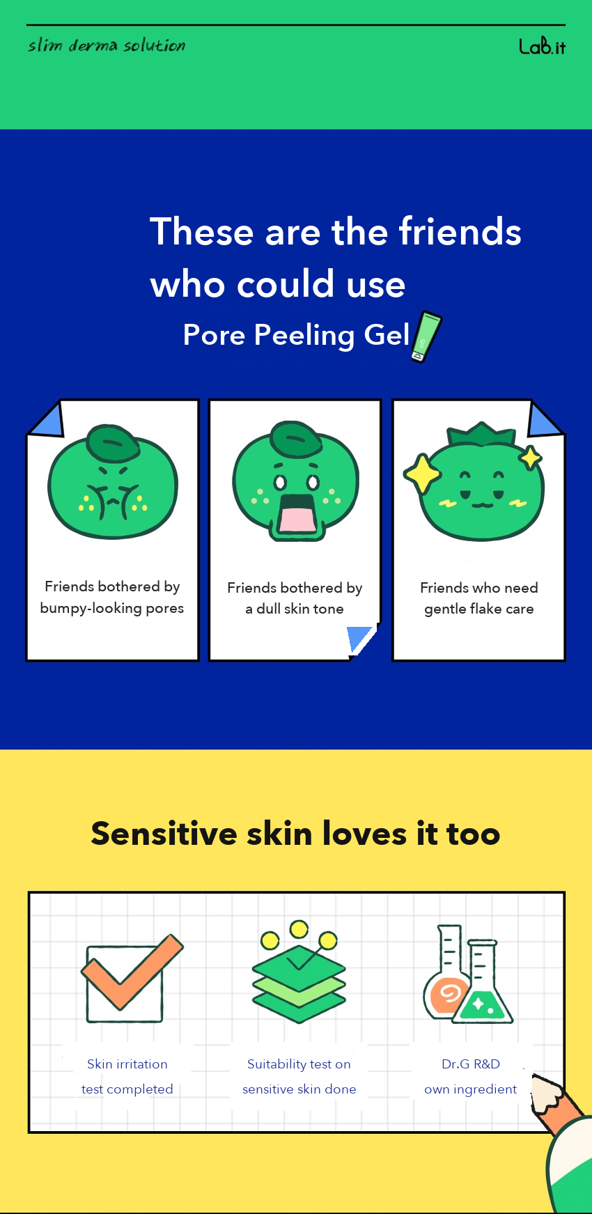 Lab.it Pore Peeling Gel detail 3
