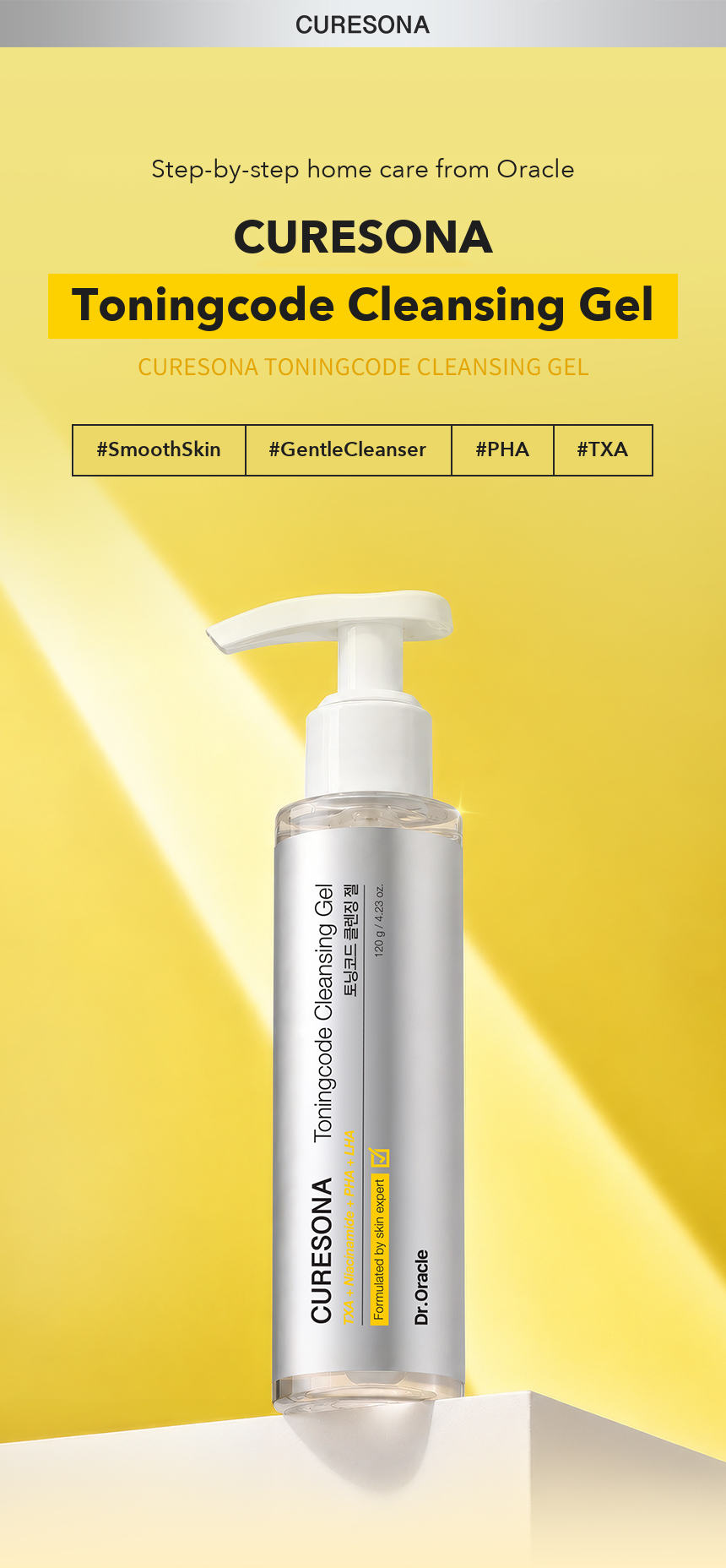 Dr.Oracle Curesona Toningcode Cleansing Gel detail 01