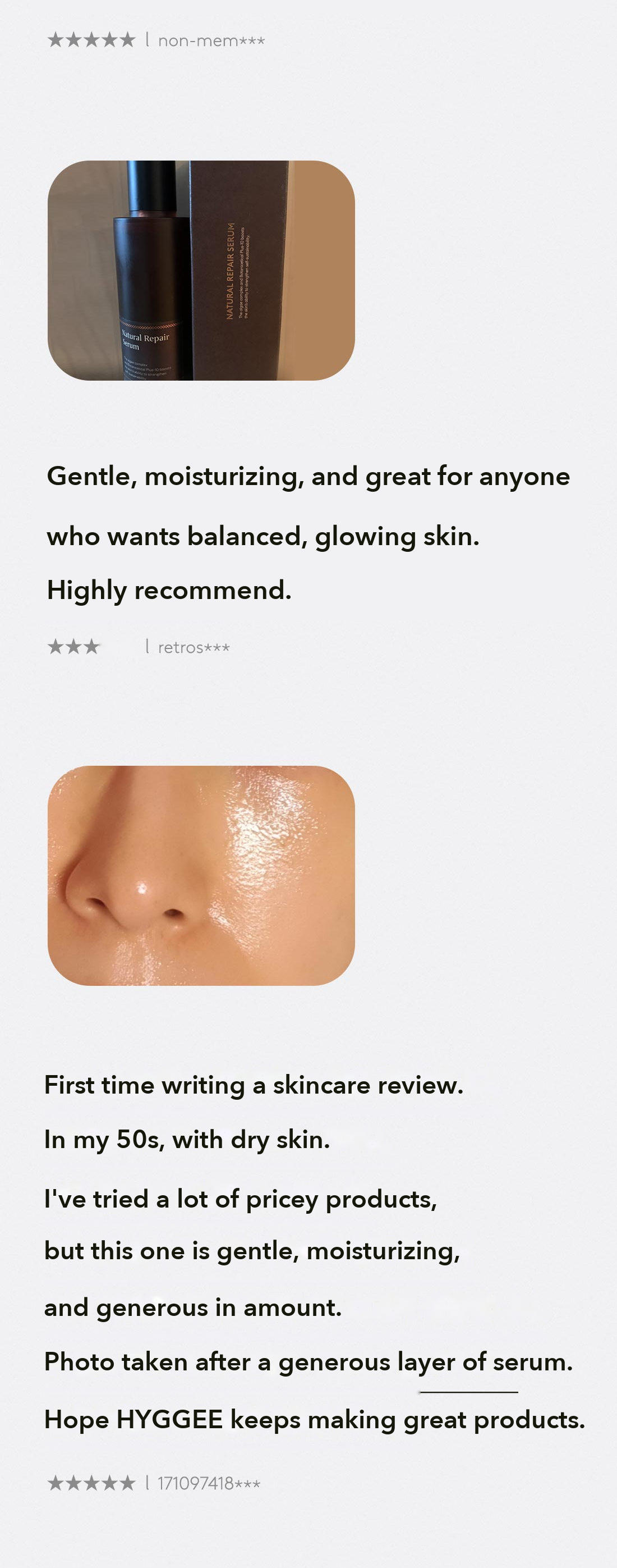 HYGGEE Natural Repair Serum detail 9